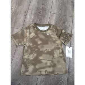 Nike Tan and White Camo Performance Tee
